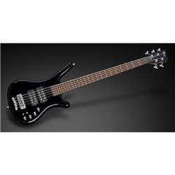 Warwick TeamBuilt Pro Series Corvette $$ 5-String Solid Black High Gloss